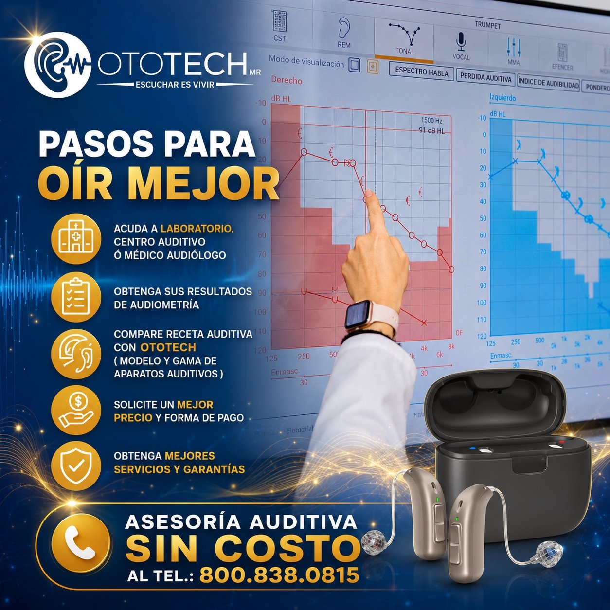 Aparatos Auditivos STARKEY Edge AI 1600 RICR 2pzas - Imagen 2