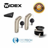Aparatos Auditivos WIDEX SmartRIC220 Recargables 2pzas y TV Play