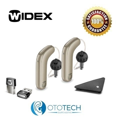Aparatos Auditivos WIDEX SmartRIC 440 Recargables 2pzas con TVPLAY y Sound CONNECT