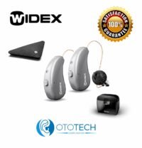 Aparatos Auditivos WIDEX Magnify100 RIC Recargables 2pzas y TV Play
